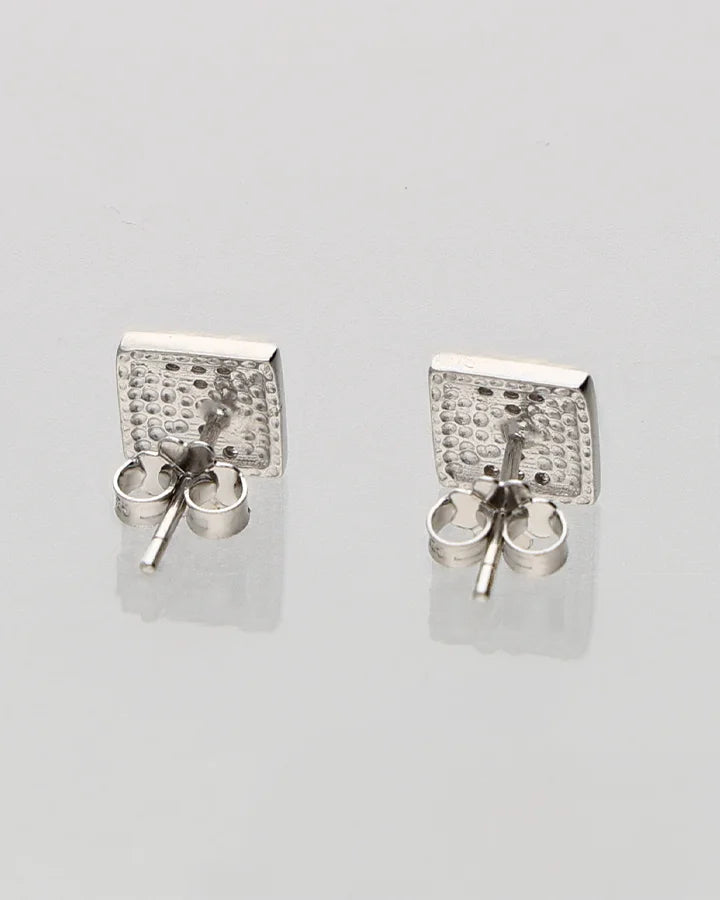 Laal Chauk Studs 92.5 Silver