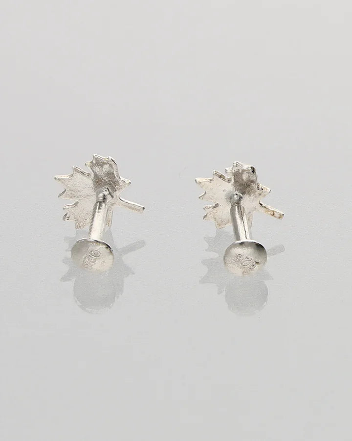 Pankh Leaf Studs 92.5 Silver