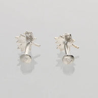Pankh Leaf Studs 92.5 Silver