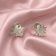 Pankh Leaf Studs 92.5 Silver