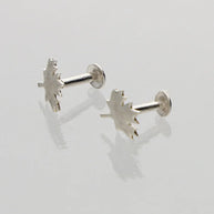 Pankh Leaf Studs 92.5 Silver