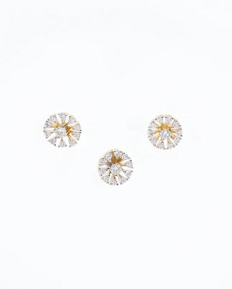 Halo Grace Pendant Set in 92.5 Silver