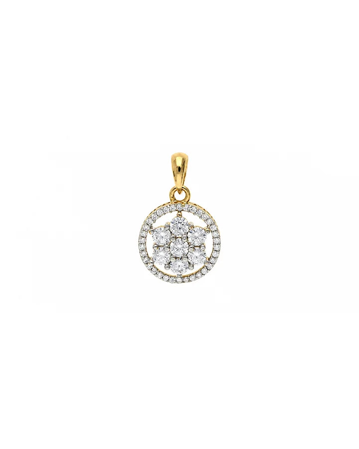 Celestial Spark Pendant Set in 92.5 Silver
