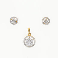 Celestial Spark Pendant Set in 92.5 Silver