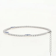 Classic Evil Eye Bracelet in 92.5 Silver