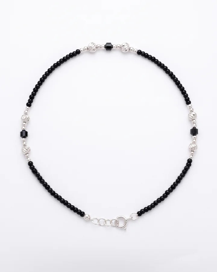 Rhythm Bead Payal in 92.5 Silver