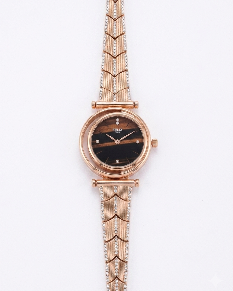 Noir Heritage Watch in 92.5 Silver