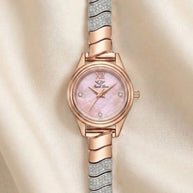 Champagne Glow Watch in 92.5 Silver