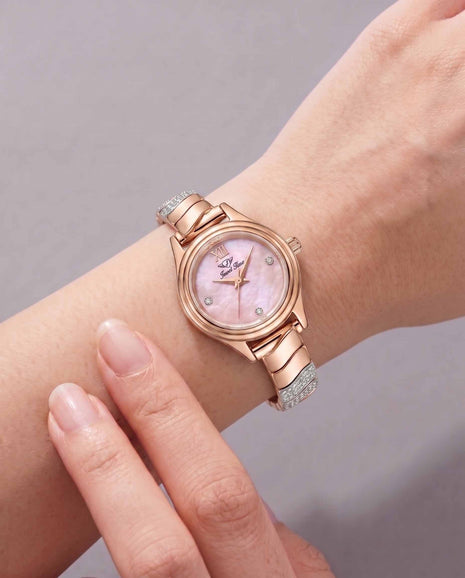 Champagne Glow Watch in 92.5 Silver
