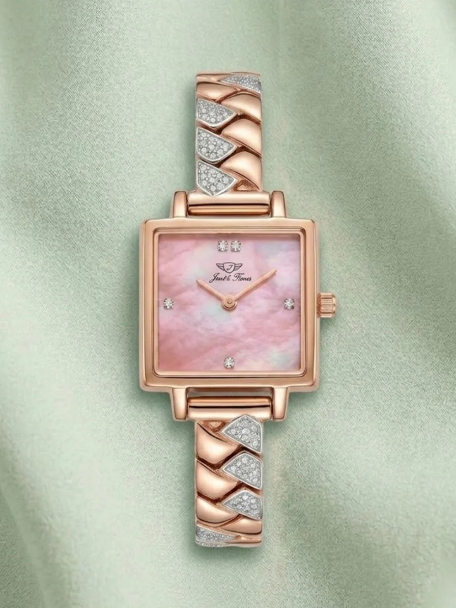 Pink Prism Watch in 92.5 Silver