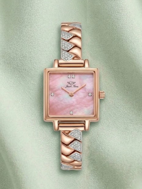 Pink Prism Watch in 92.5 Silver