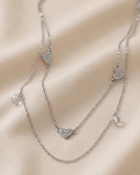 Sweetheart Lariat Chain in 92.5 Silver