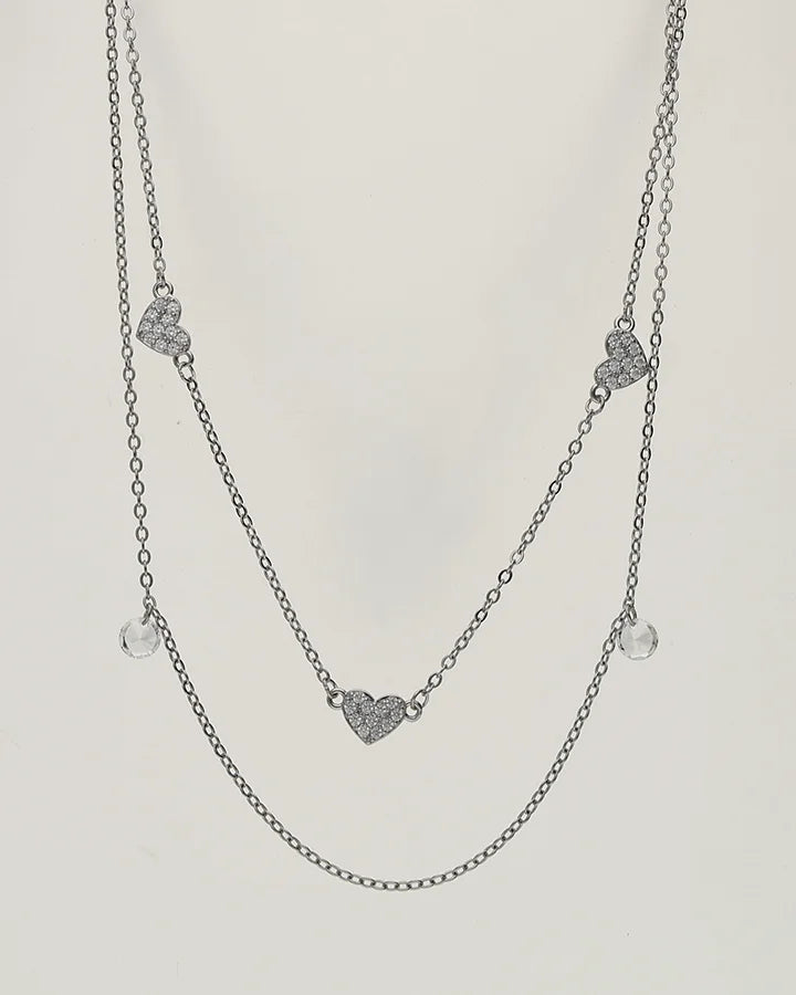 Rhombus Charm Duo in 92.5 Silver