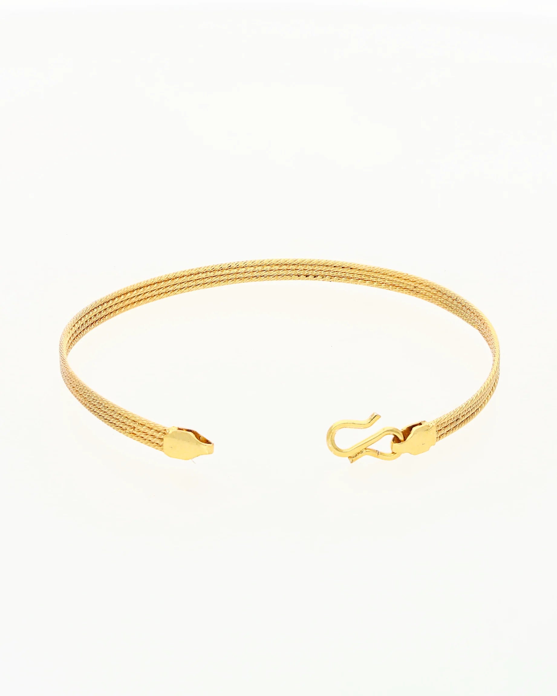 Golden Weave Bracelet in 92.5 Silver