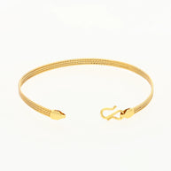 Golden Weave Bracelet in 92.5 Silver