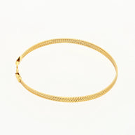 Golden Weave Bracelet in 92.5 Silver