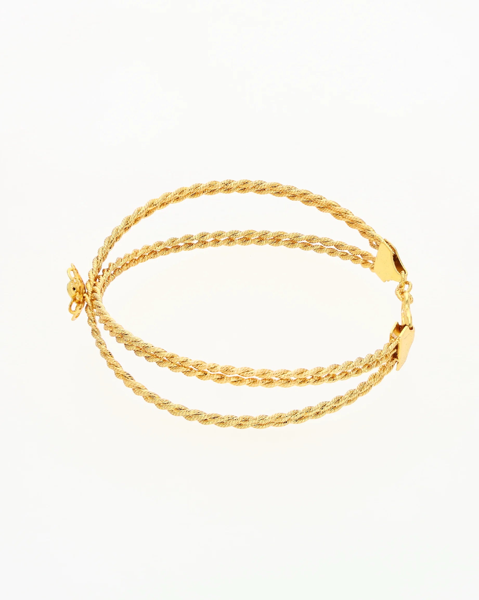 Floral Mesh Bracelet in 92.5 Silver