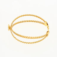 Floral Mesh Bracelet in 92.5 Silver