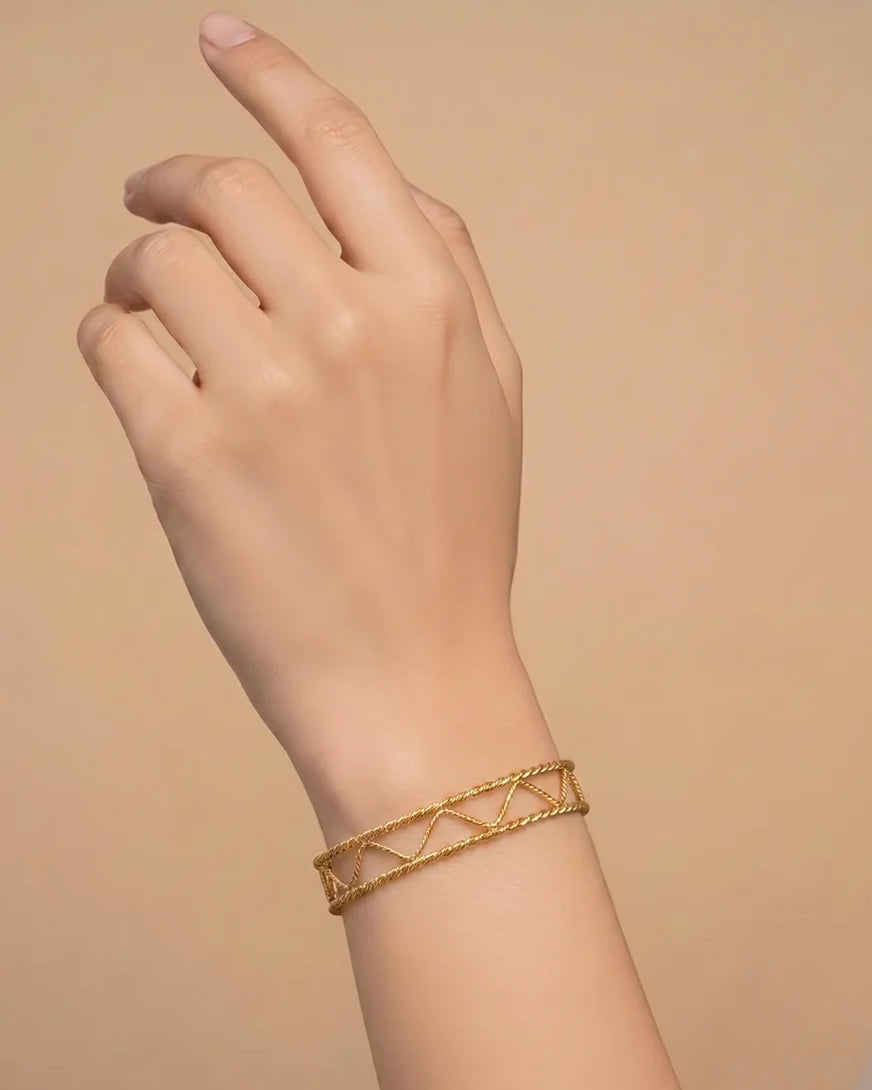 Zigzag Grace Bracelet in 92.5 Silver