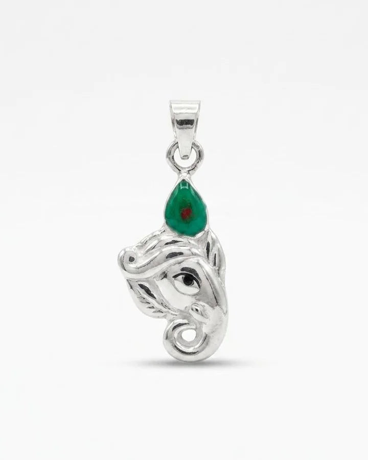 Morpankh Ganesha Dollar 92.5 Silver