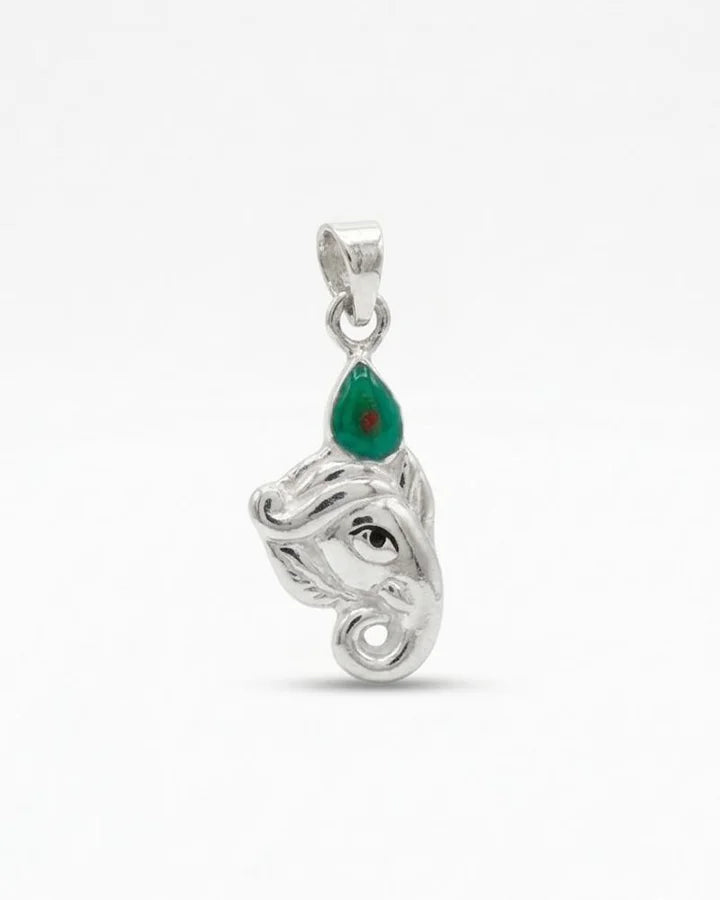 Morpankh Ganesha Dollar 92.5 Silver