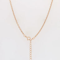 Floral Glow Omega Necklace in 92.5 Silver