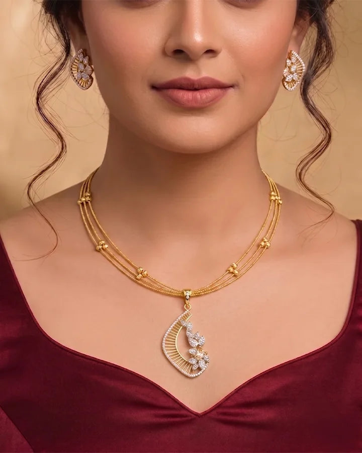 Trinity Glow Set in 92.5 Silver