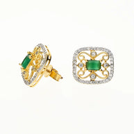Emerald Grace Set in 92.5 Silver