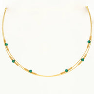 Emerald Grace Set in 92.5 Silver