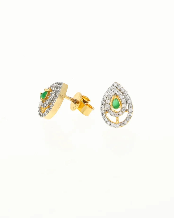 Emerald Royale Set in 92.5 Silver