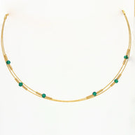 Emerald Royale Set in 92.5 Silver