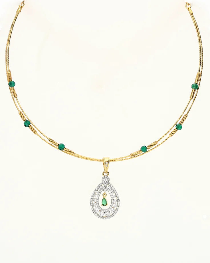 Emerald Royale Set in 92.5 Silver