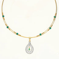 Emerald Royale Set in 92.5 Silver