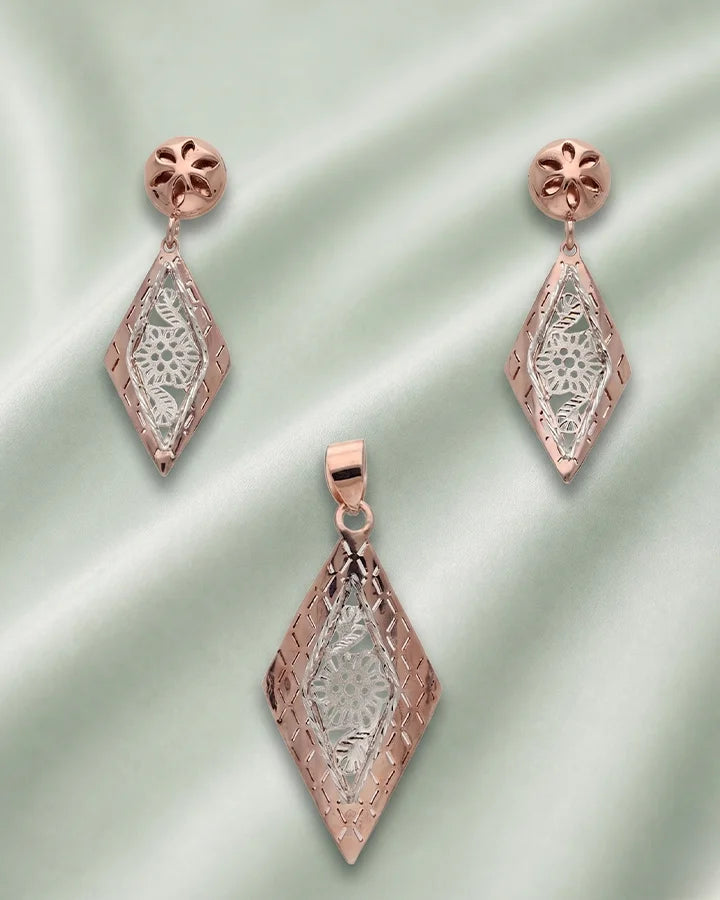 Diamond Charm Duo in 92.5 Silver