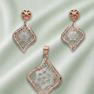 Floral Charm Duo in 92.5 Silver