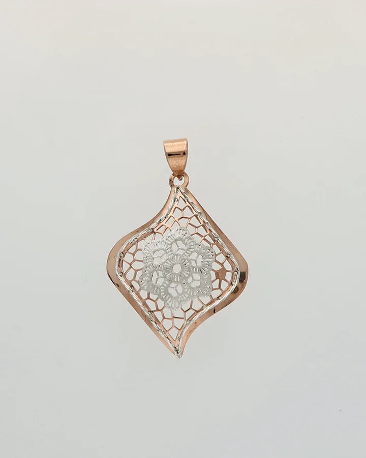 Floral Charm Duo in 92.5 Silver