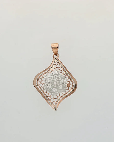 Floral Charm Duo in 92.5 Silver
