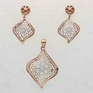 Floral Charm Duo in 92.5 Silver