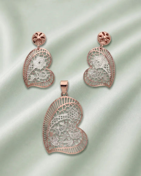 Sweetheart Charm Duo in 92.5 Silver