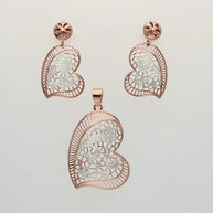 Sweetheart Charm Duo in 92.5 Silver