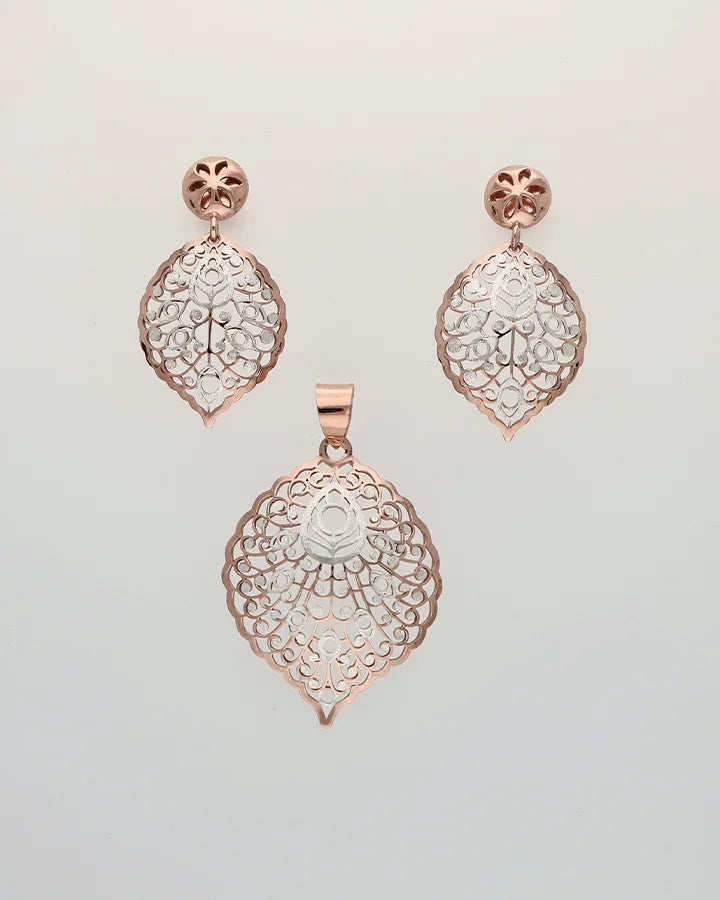 Oval Grace Charm Duo in 92.5 Silver
