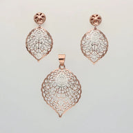Oval Grace Charm Duo in 92.5 Silver