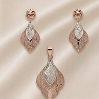 Peacock Charm Duo in 92.5 Silver