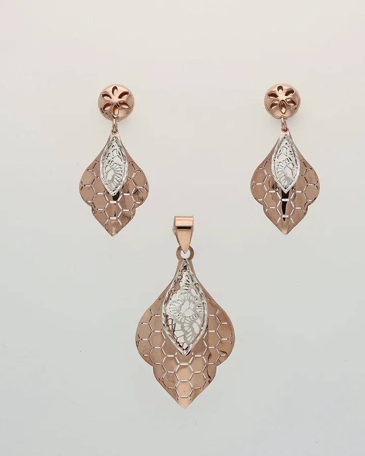 Peacock Charm Duo in 92.5 Silver