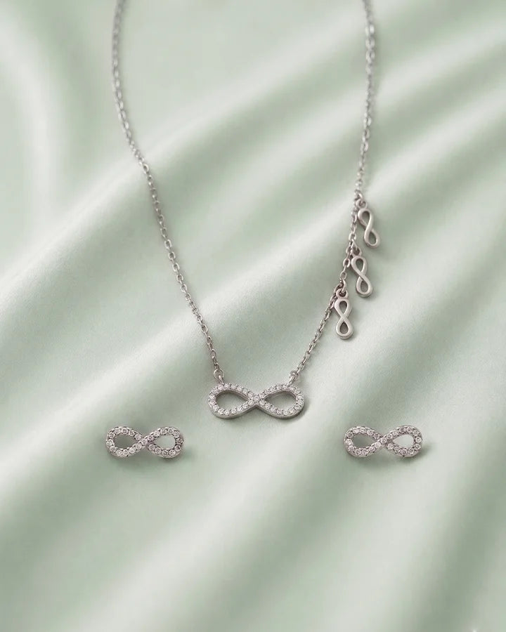Eternal Infinity Duo in 92.5 Silver