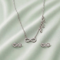 Eternal Infinity Duo in 92.5 Silver
