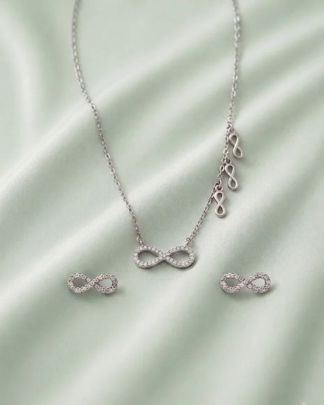 Eternal Infinity Duo in 92.5 Silver