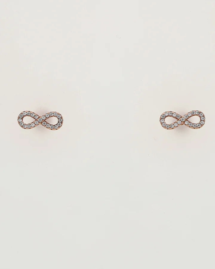 Rose Infinity Duo in 92.5 Silver