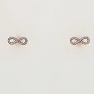 Rose Infinity Duo in 92.5 Silver