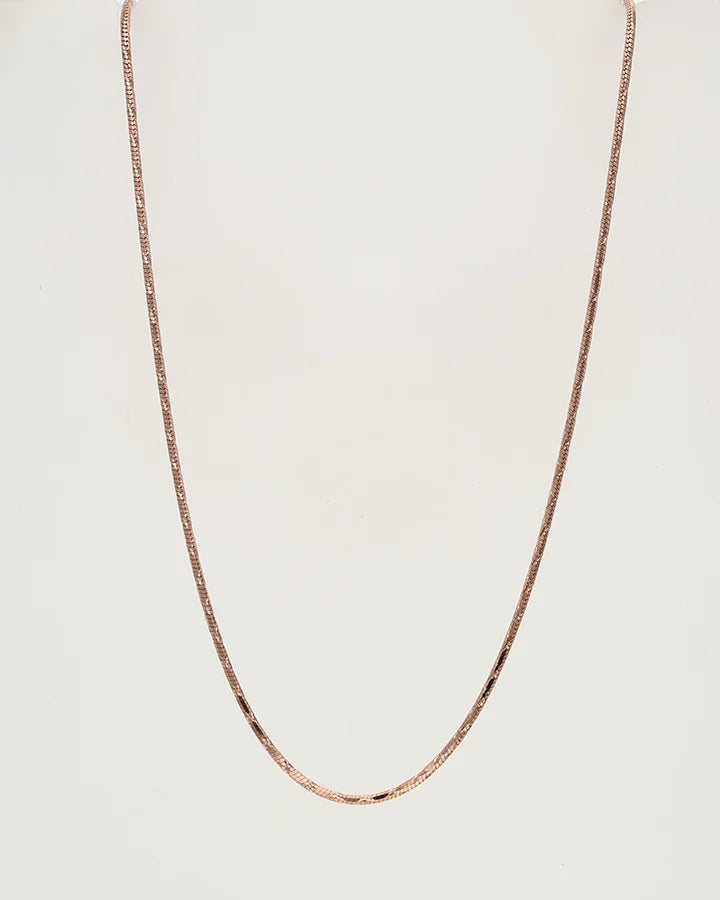 Rose Italian Chain in 92.5 Silver